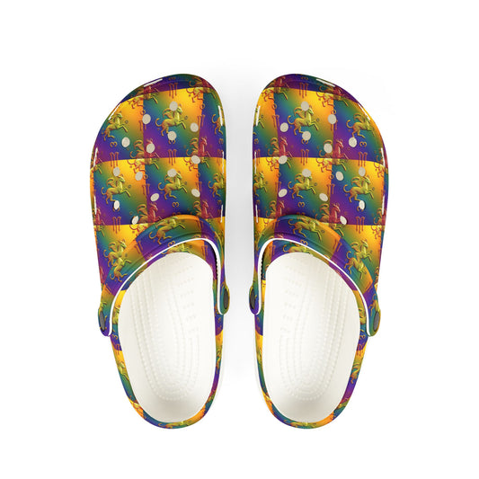 EVA Foam Rubber Shoes, (AOP), Virgo, Zodiac v4, Pattern