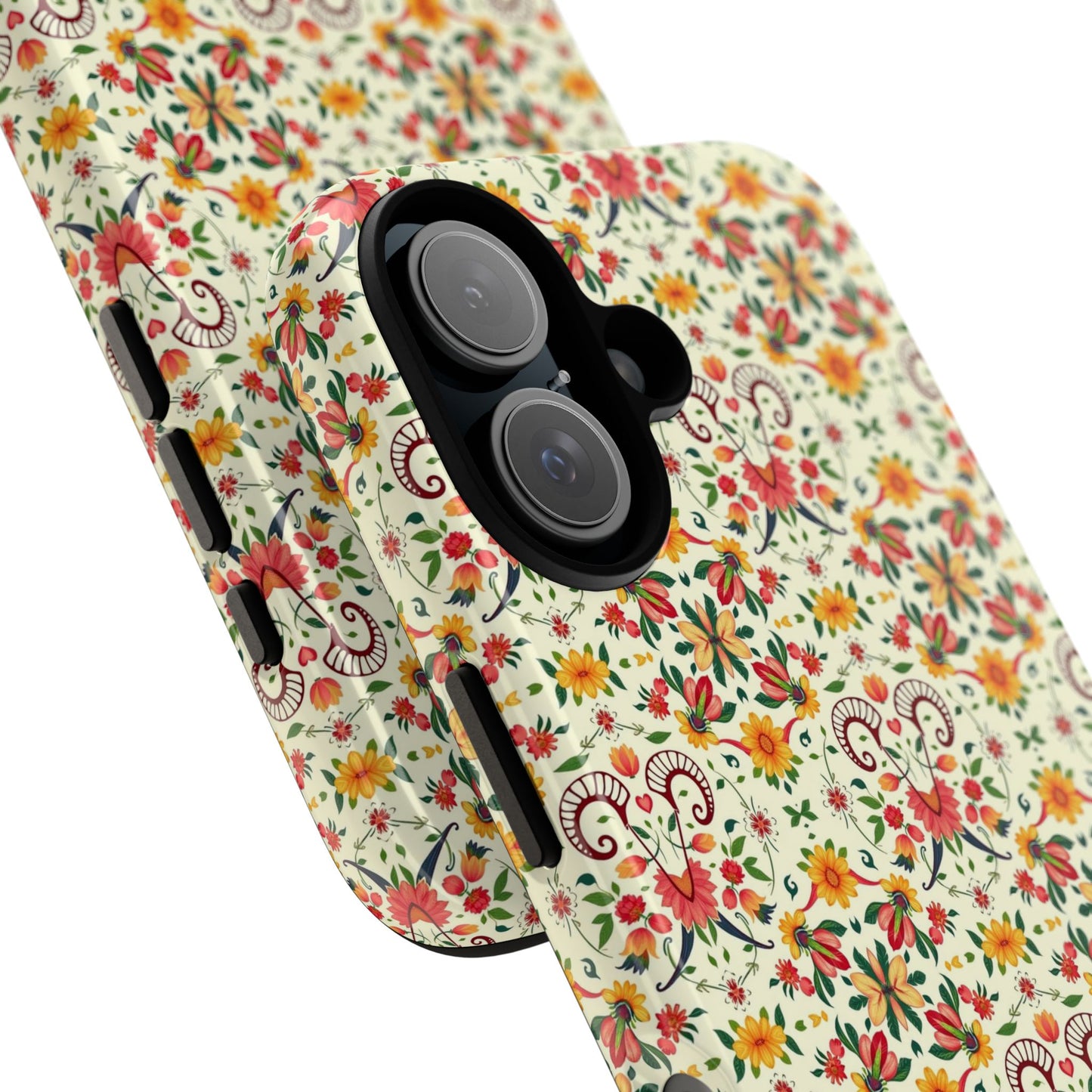 Tough Cases, Aries, Zodiac, Flower Pattern