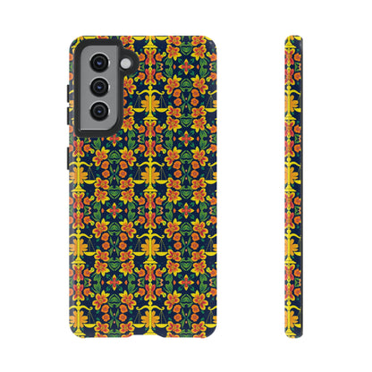 Tough Cases, Libra, Zodiac v3, Flower Pattern