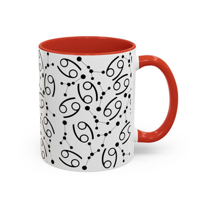 Accent Coffee Mug with the Cancer sign (11, 15oz)