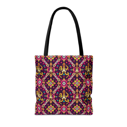 Tote Bag (AOP), Capricorn, Zodiac, Jewel Pattern