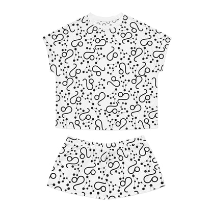 Women's Short Pajama Set Leo Zodiac Sign (AOP)