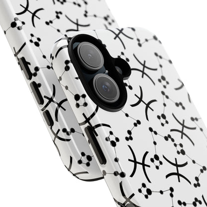 Tough Cases with the Pisces Zodiac sign for iPhone, Samsung Galaxy, and Google Pixel devices