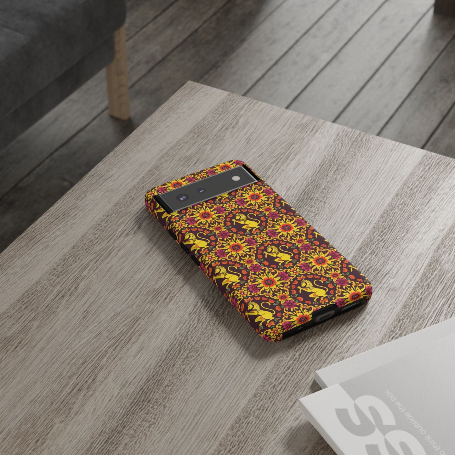 Tough Cases, Virgo, Zodiac v1, Flower Pattern