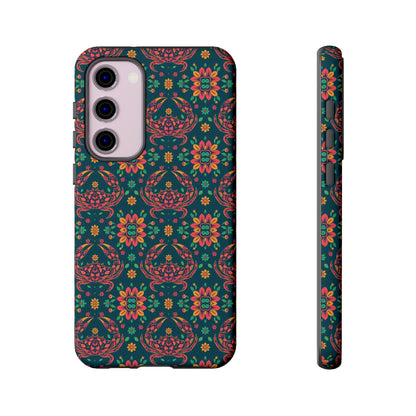 Tough Cases, Cancer, Zodiac v4, Flower Pattern