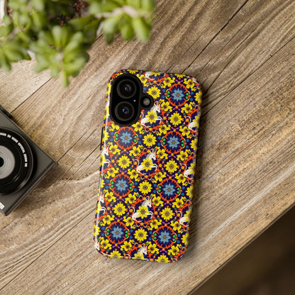 Tough Cases, Aquarius, Zodiac v3, Flower Pattern