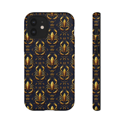 Tough Cases, Scorpio, Zodiac, Metal Pattern
