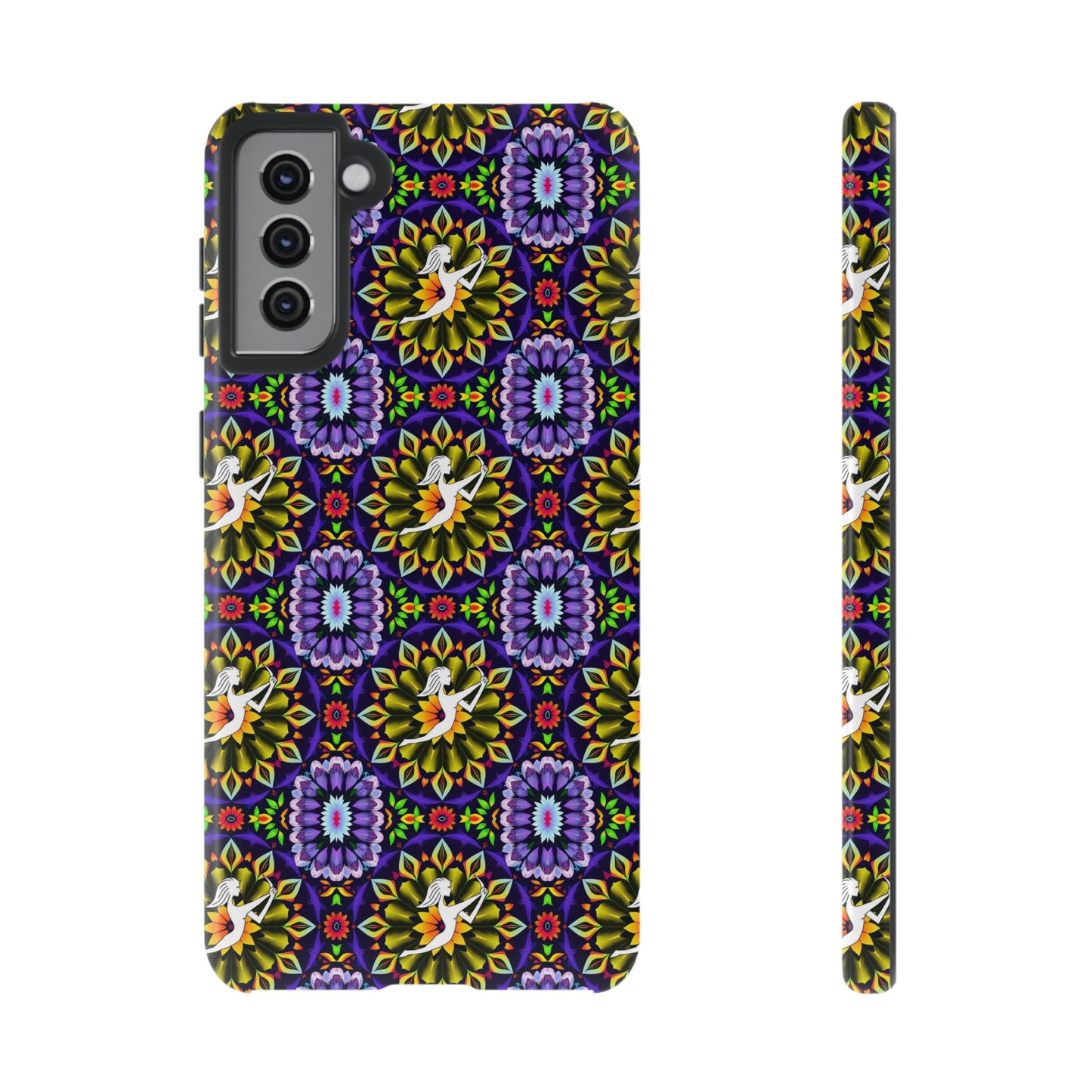 Tough Cases, Sagittarius, Zodiac v1, Flower Pattern