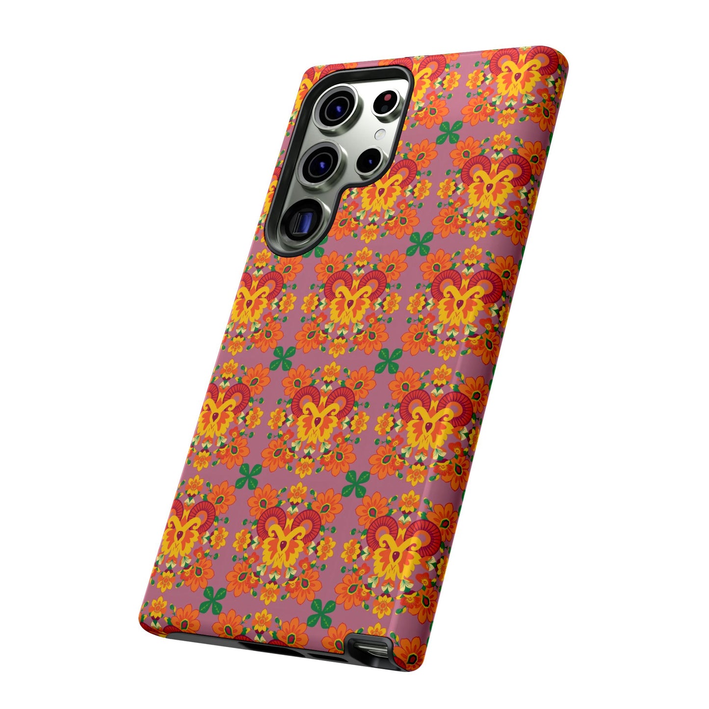 Tough Cases, Aries, Zodiac v1, Flower Pattern