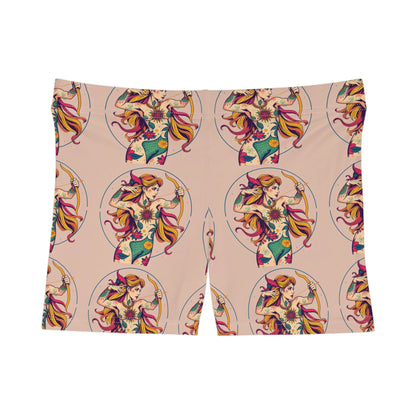 Women's Shorts, (AOP), Sagittarius, Zodiac v4, Sexy Pattern