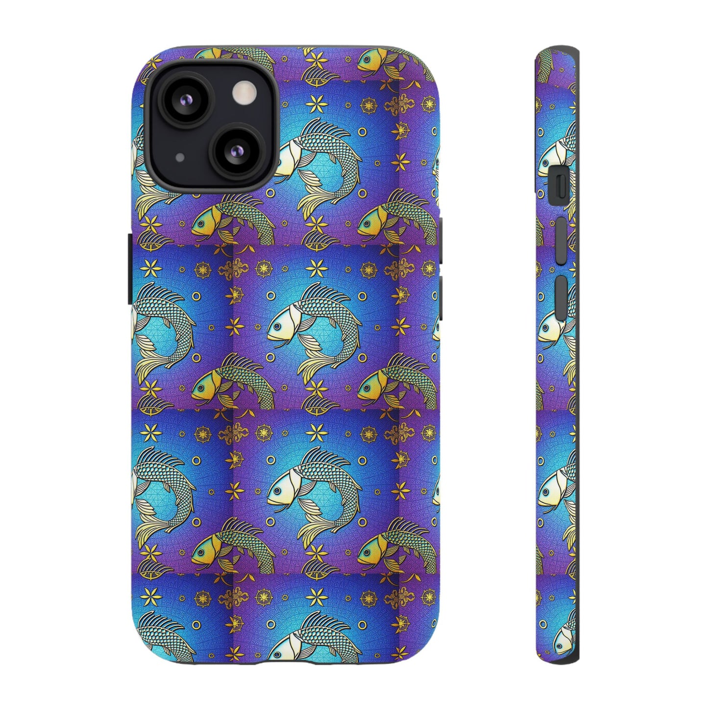 Tough Cases, Pisces, Zodiac v2, Metal Pattern