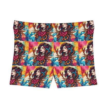 Women's Shorts, (AOP), Scorpio, Zodiac, Sexy Pattern