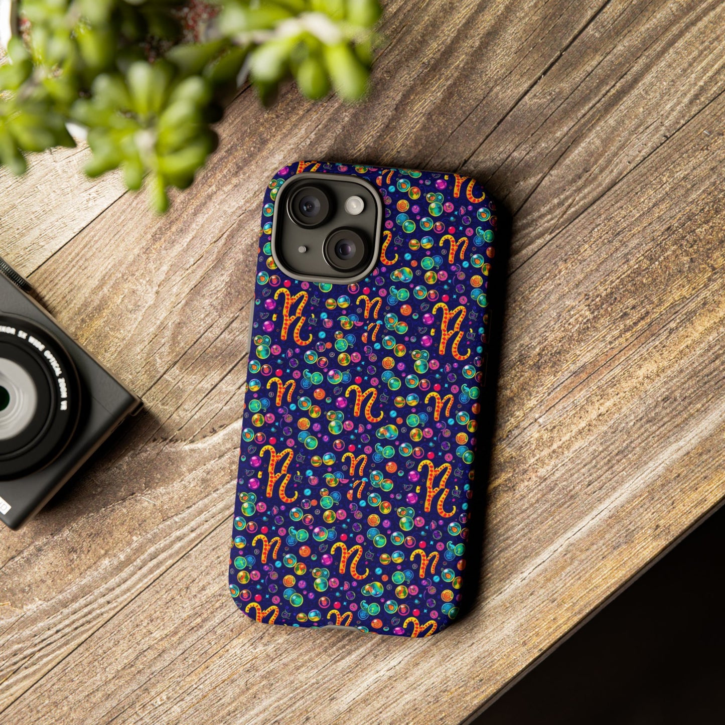 Tough Cases, Aquarius, Zodiac, Bubble Pattern