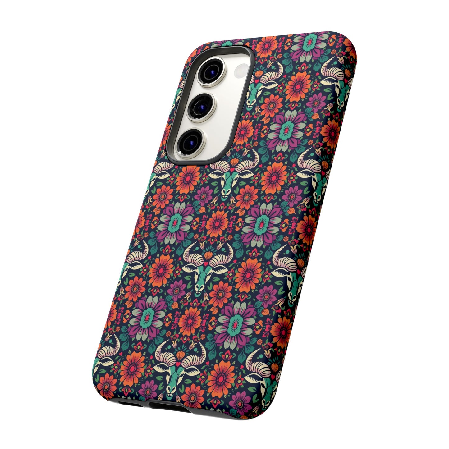 Tough Cases, Taurus, Zodiac v4, Flower Pattern