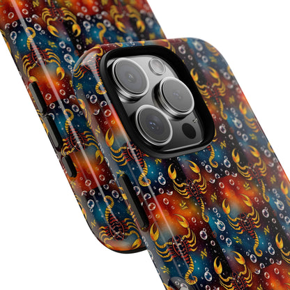 Tough Cases, Scorpio, Zodiac v2, Bubble Pattern
