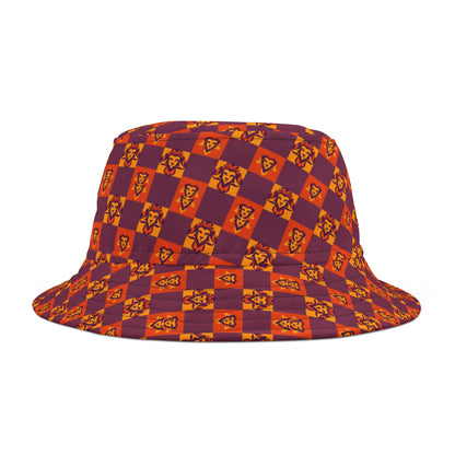 Bucket Hat, (AOP), Leo, Zodiac, Shape Pattern
