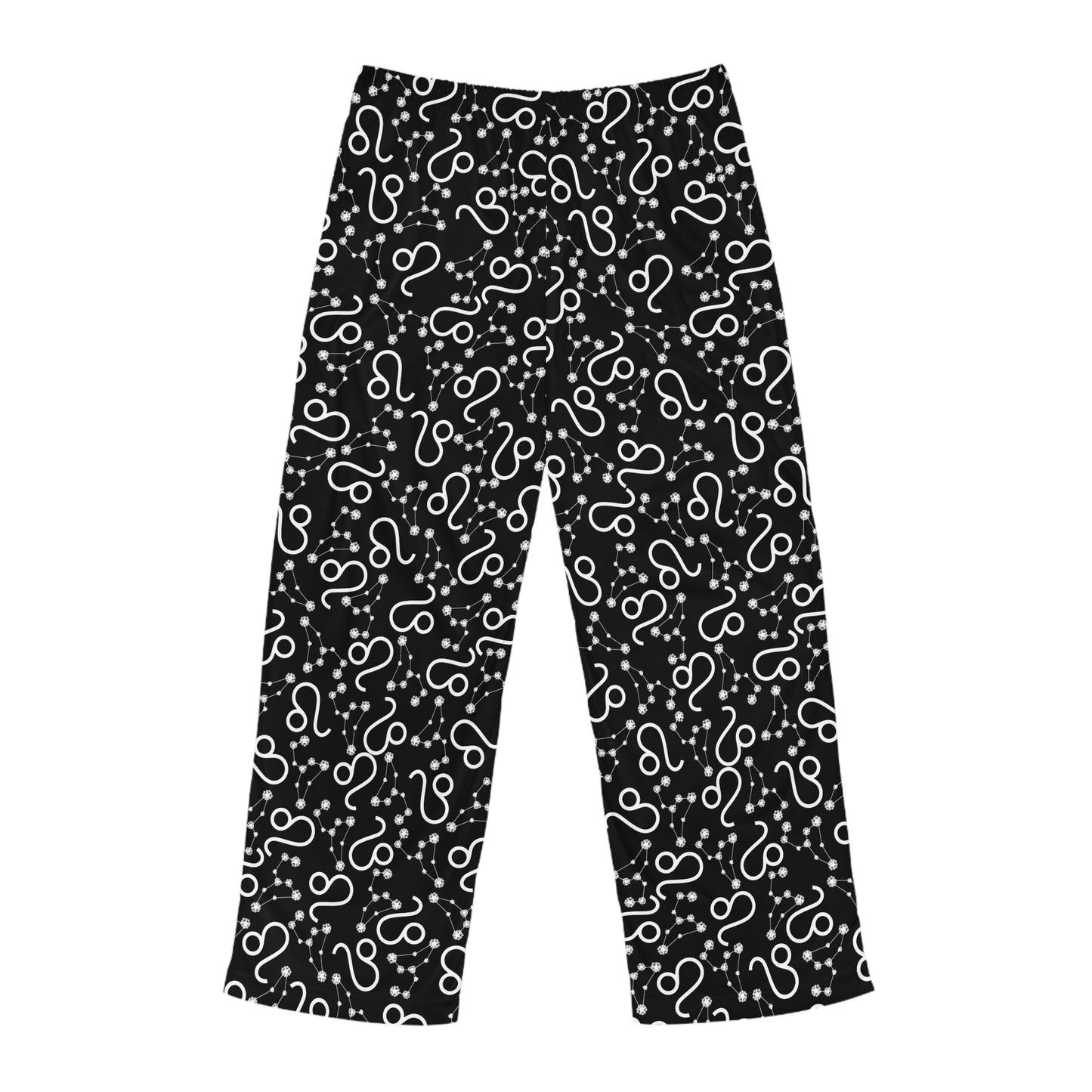 Men's Zodiac Pajama Pants (AOP) Leo Zodiac Sign