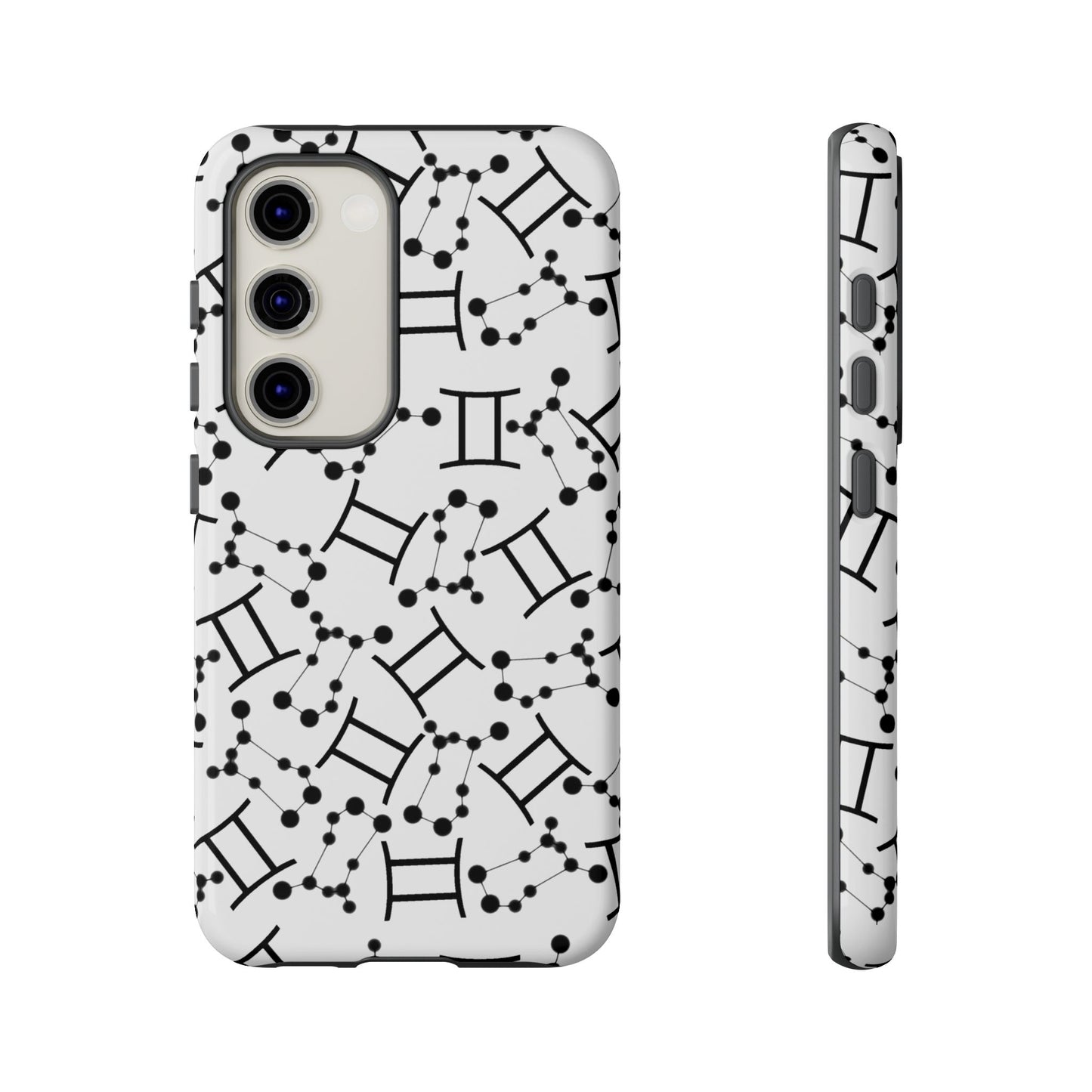 Tough Cases with the Gemini Zodiac sign for iPhone, Samsung Galaxy, and Google Pixel devices