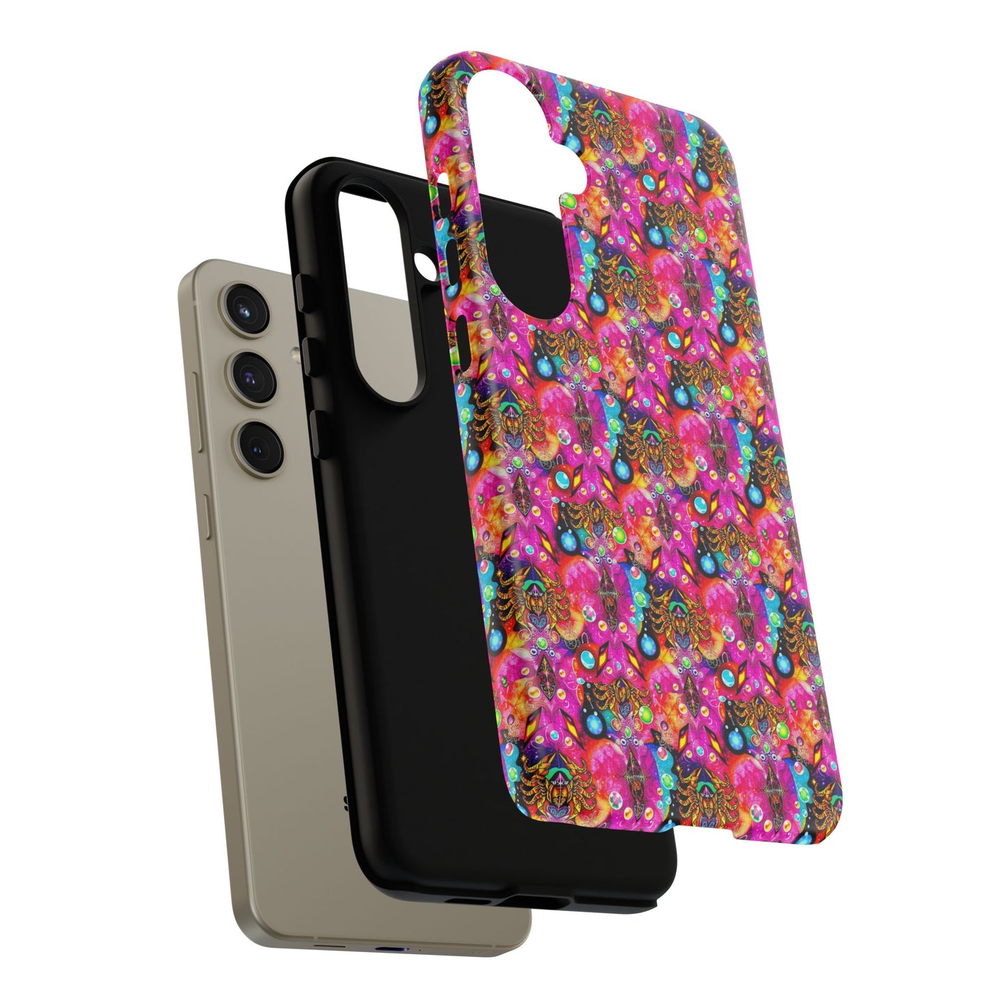 Tough Cases, Scorpio, Zodiac v1, Bubble Pattern