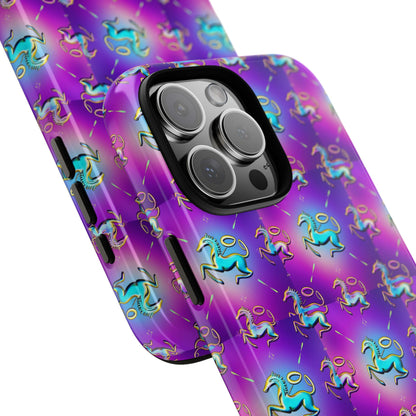 Tough Cases, Aquarius, Zodiac, Metal Pattern