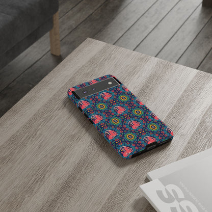 Tough Cases, Capricorn, Zodiac v1, Flower Pattern