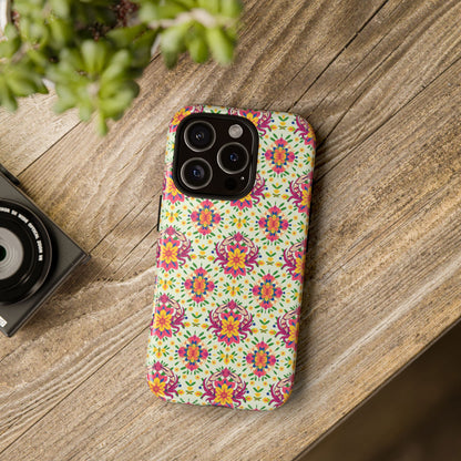 Tough Cases, Cancer, Zodiac v3, Flower Pattern