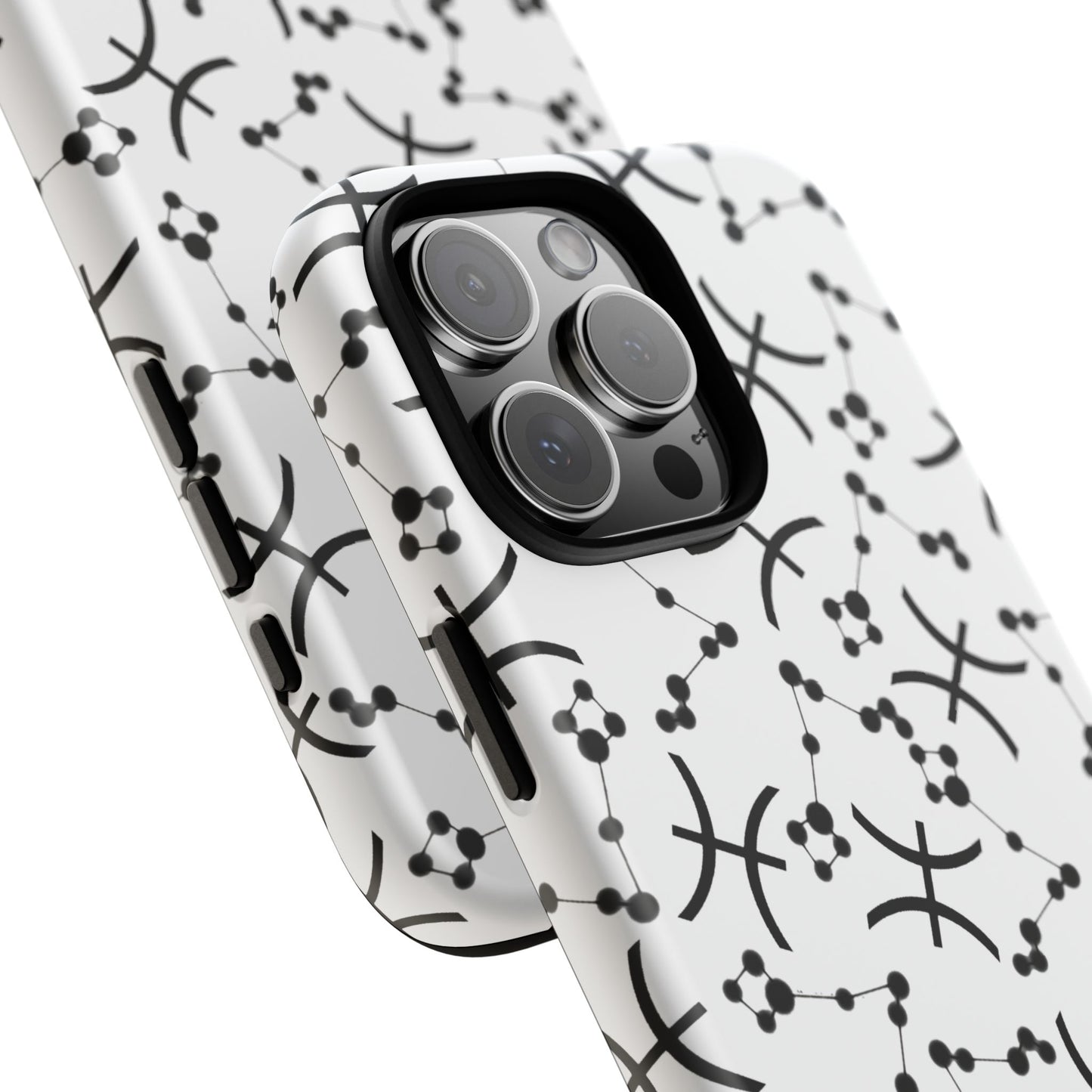 Tough Cases with the Pisces Zodiac sign for iPhone, Samsung Galaxy, and Google Pixel devices