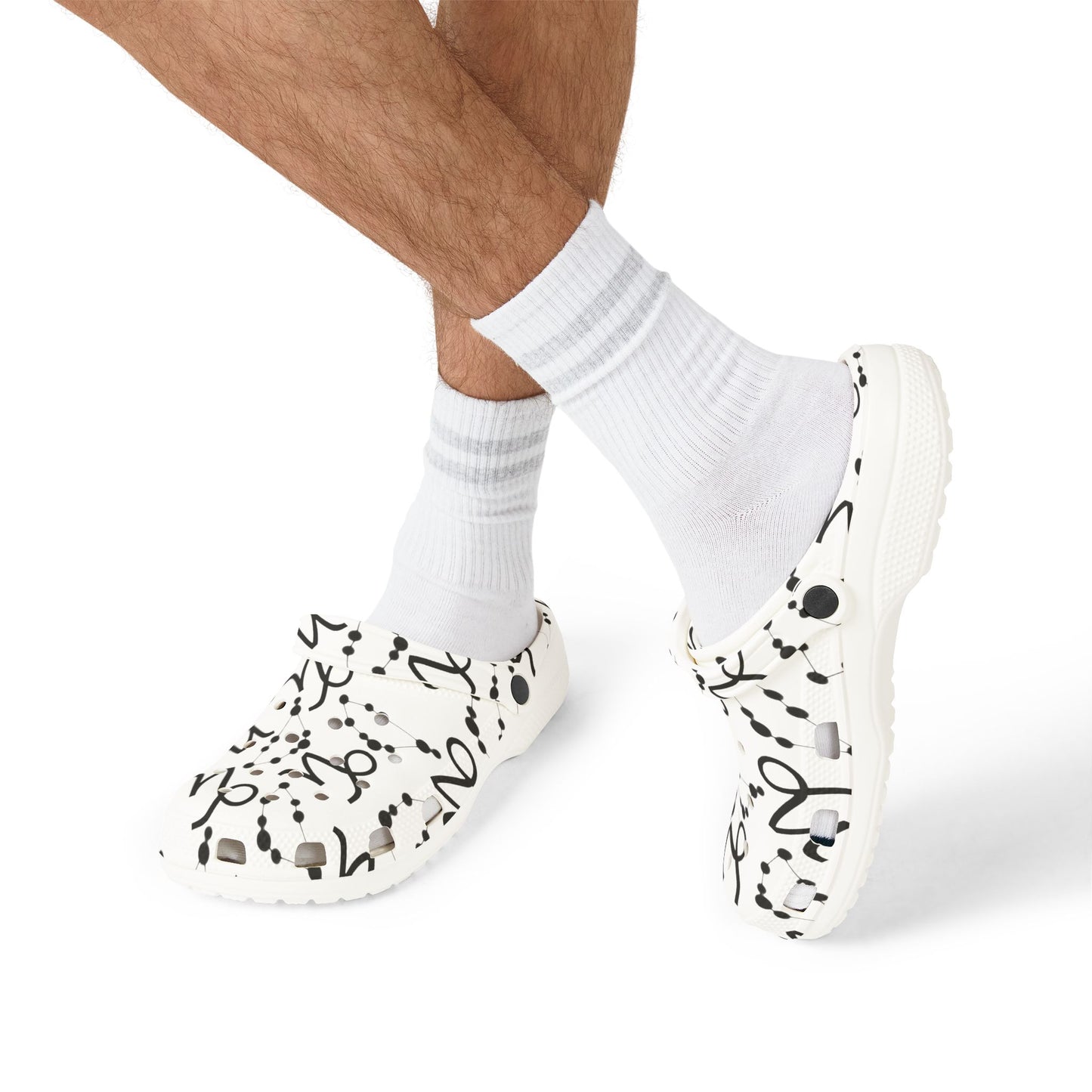 EVA Foam Rubber Shoes (AOP), Material 100% EVA, Capricorn Zodiac Design