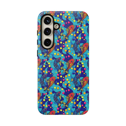Tough Cases, Pisces, Zodiac v2, Bubble Pattern