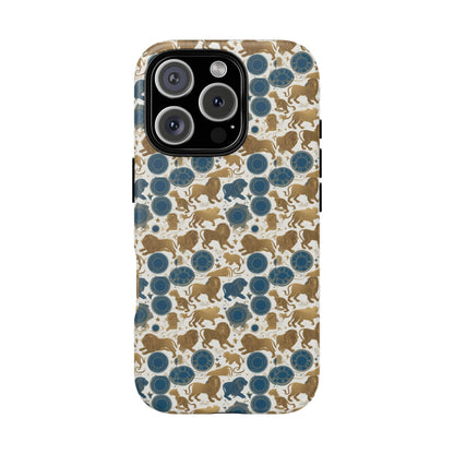 Tough Cases, Leo, Zodiac v2, Metal Pattern