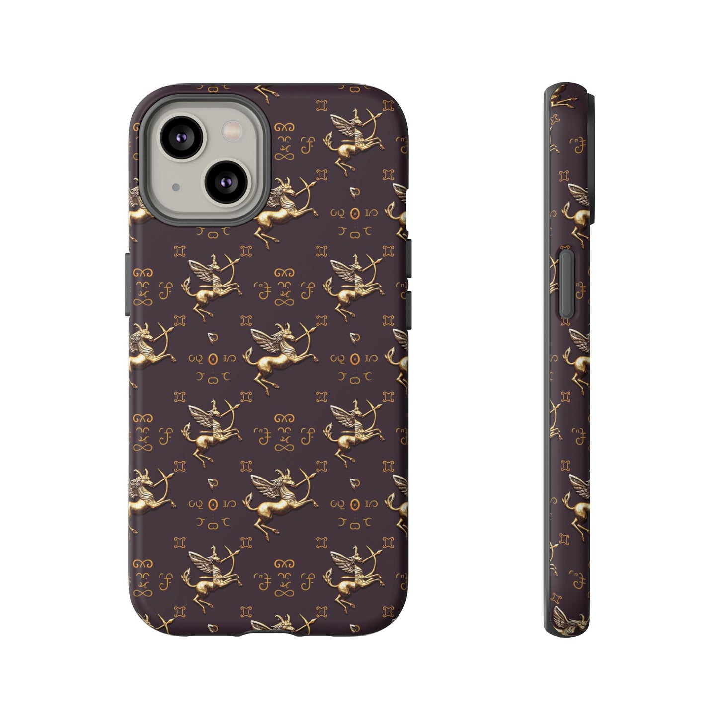 Tough Cases, Sagittarius, Zodiac v3, Metal Pattern