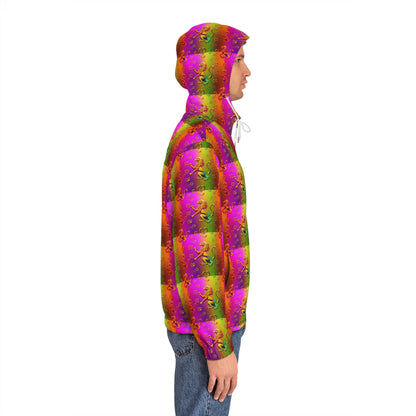 Full-Zip Hoodie (AOP), Leo, Zodiac, Pattern