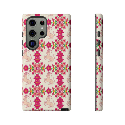Tough Cases, Capricorn, Zodiac v3, Flower Pattern
