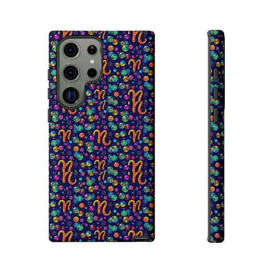 Tough Cases, Aquarius, Zodiac, Bubble Pattern