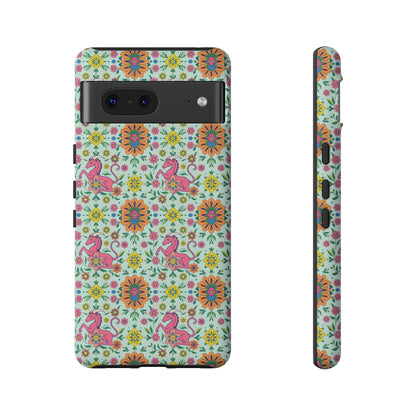 Tough Cases, Aquarius, Zodiac, Flower Pattern