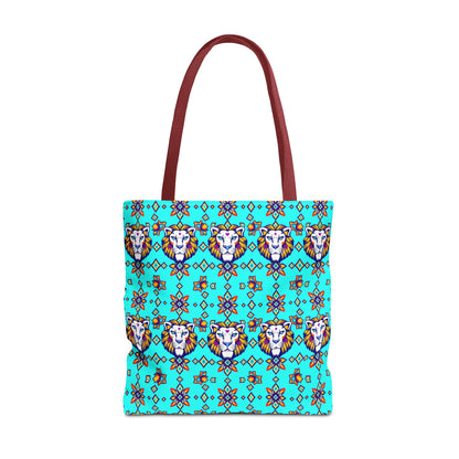 Tote Bag (AOP), Leo, Zodiac v1, Jewel Pattern