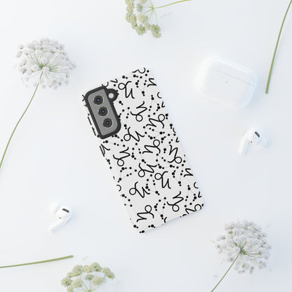Tough Cases with the Capricorn Zodiac sign for iPhone, Samsung Galaxy, and Google Pixel devices