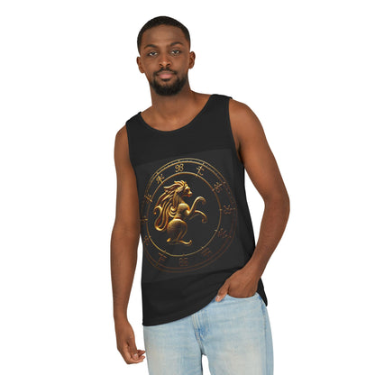 Unisex Garment-Dyed, Tank Top, Virgo Design, Planet Animal, 100% US cotton