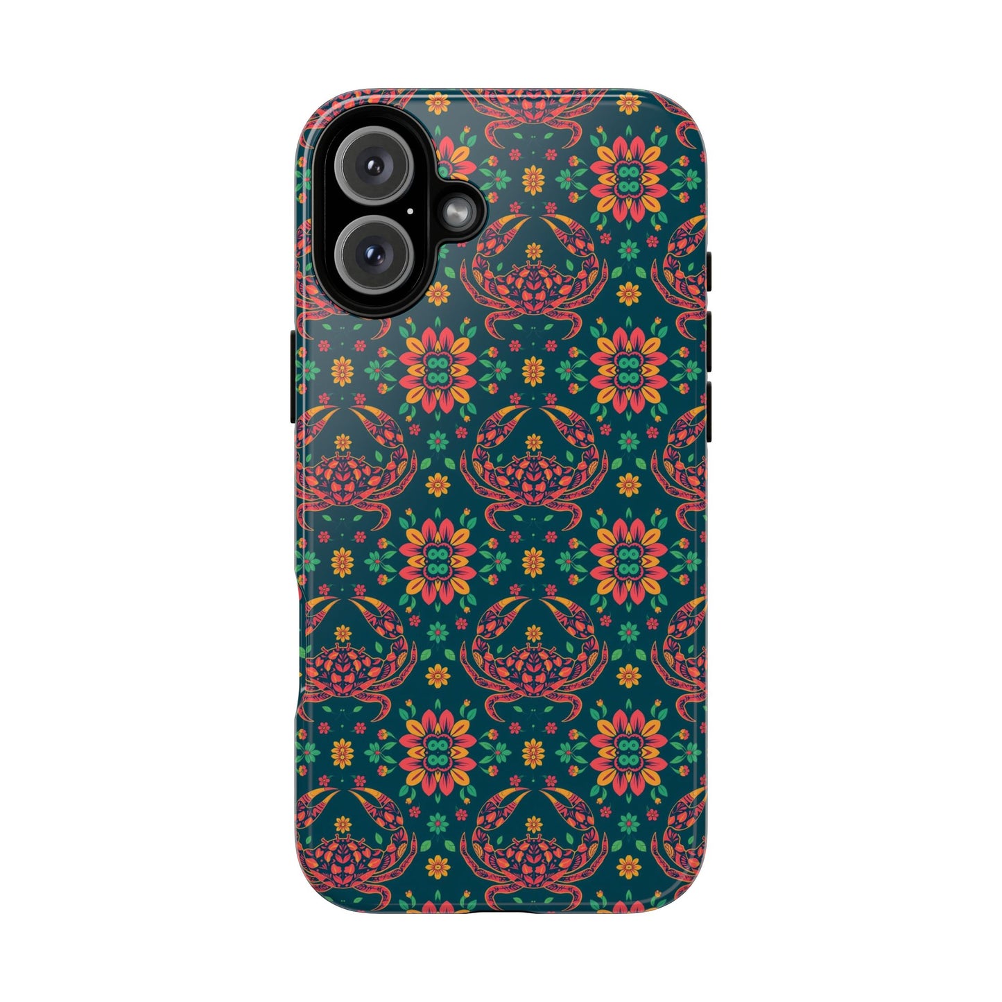 Tough Cases, Cancer, Zodiac v4, Flower Pattern