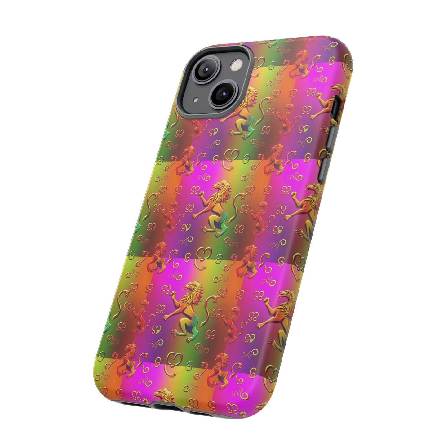 Tough Cases, Leo, Zodiac v1, Metal Pattern