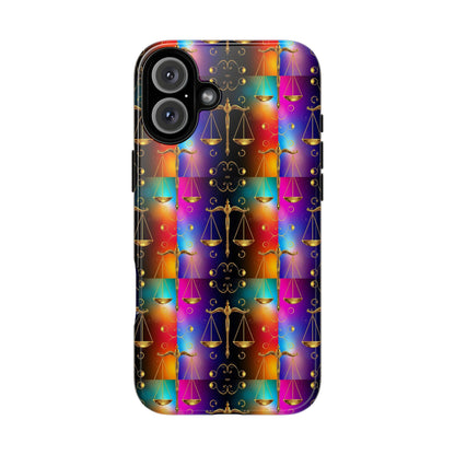 Tough Cases, Libra, Zodiac v1, Metal Pattern