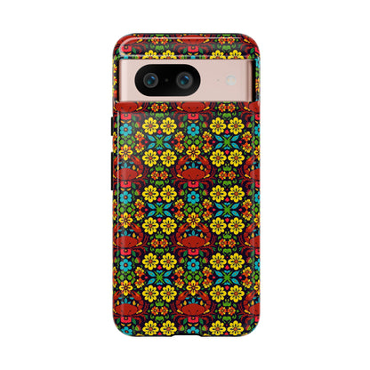 Tough Cases, Cancer, Zodiac v2, Flower Pattern