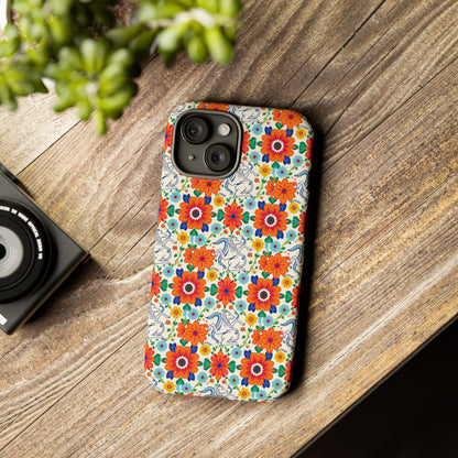 Tough Cases, Virgo, Zodiac v4, Flower Pattern