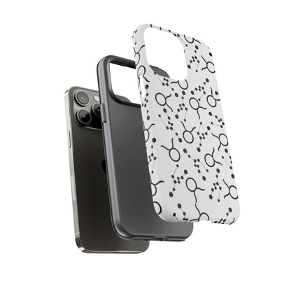 Tough Cases with the Taurus Zodiac sign for iPhone, Samsung Galaxy, and Google Pixel devices
