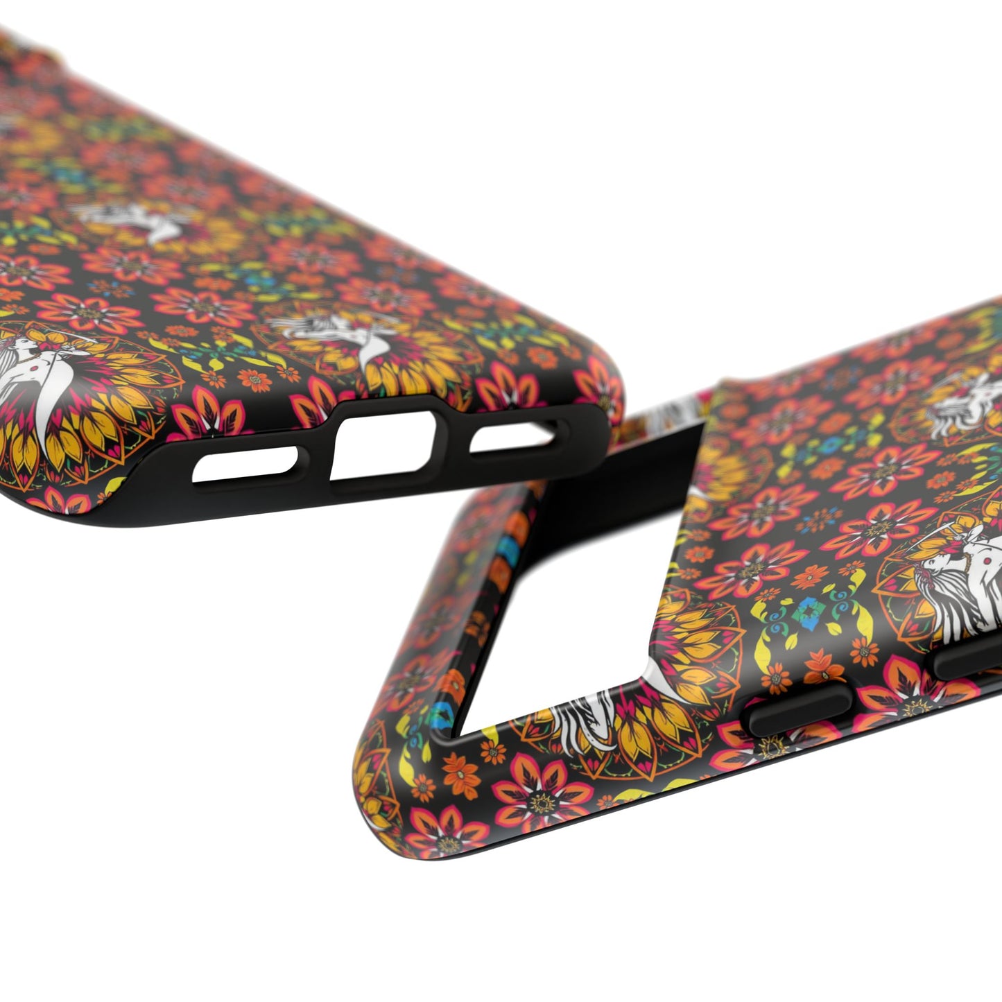 Tough Cases, Sagittarius, Zodiac v2, Flower Pattern