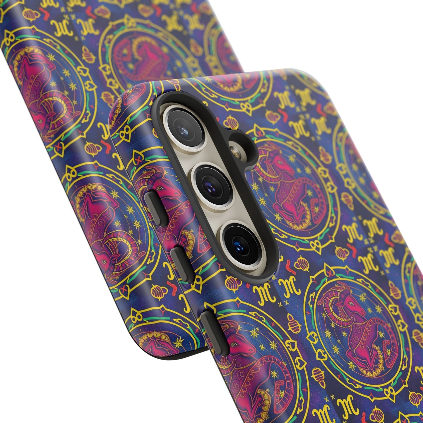 Tough Cases, Capricorn, Zodiac, Metal Pattern