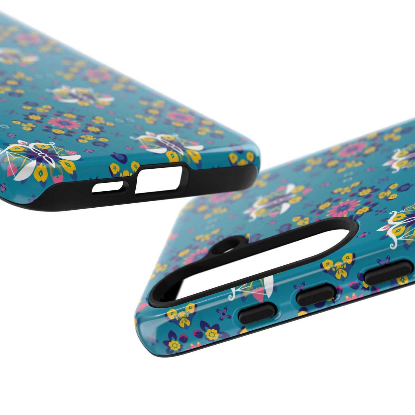 Tough Cases, Libra, Zodiac v2, Flower Pattern