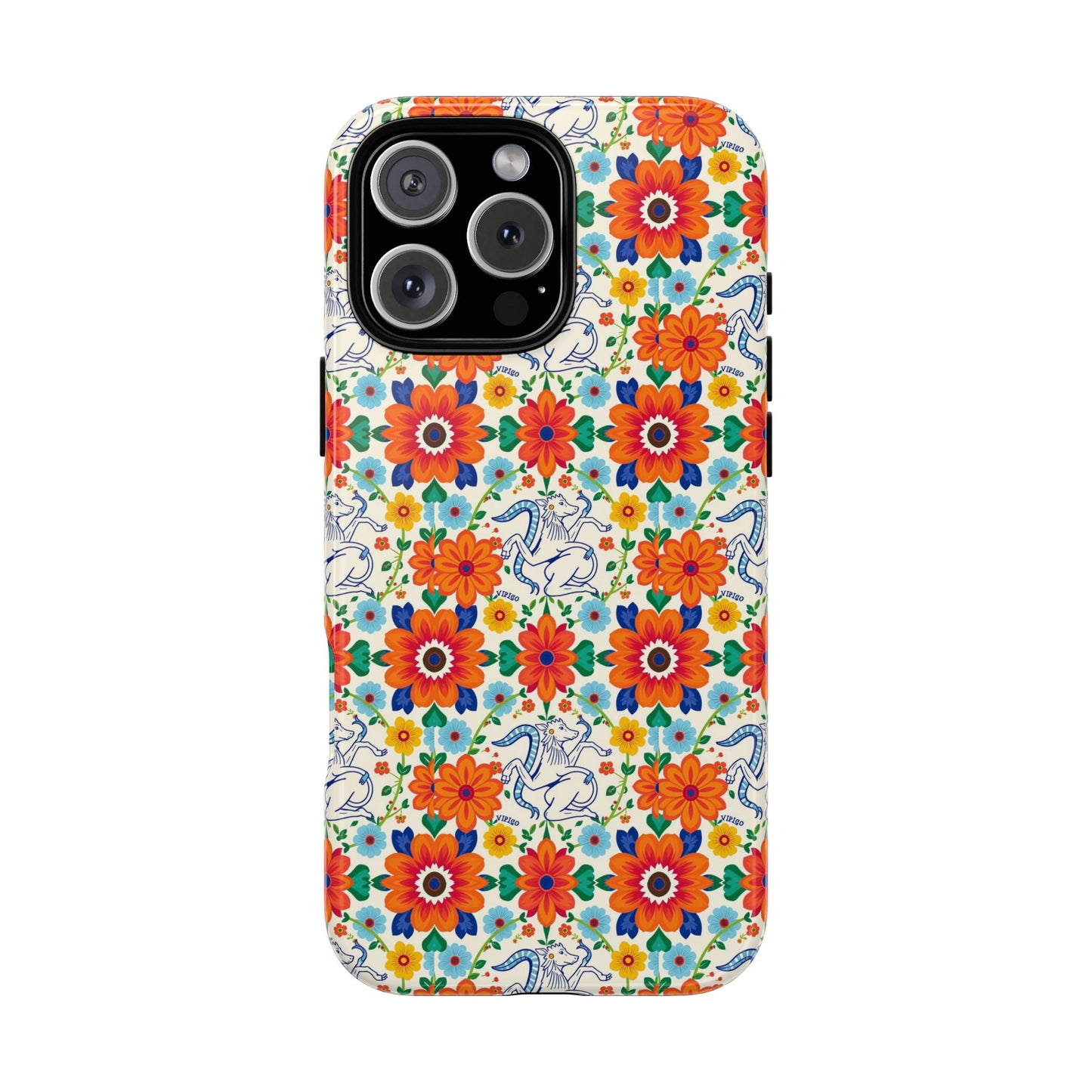 Tough Cases, Virgo, Zodiac v4, Flower Pattern
