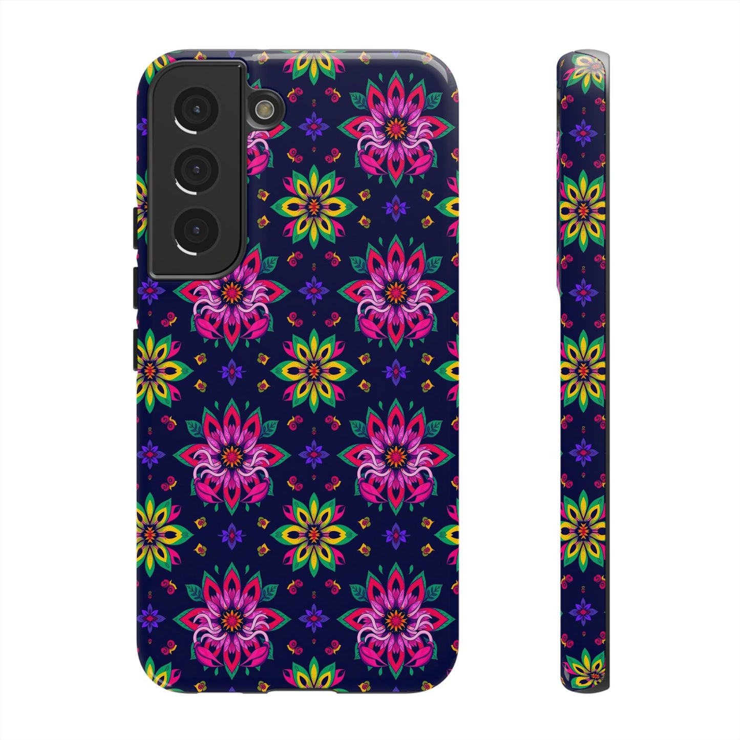 Tough Cases, Scorpio, Zodiac v4, Flower Pattern