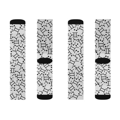 Zodiac Sublimation Socks Gemini Zodiac sign